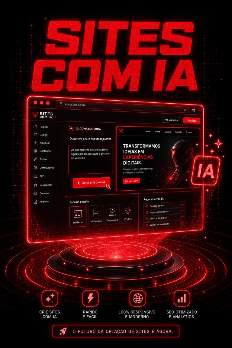 Sites com IA